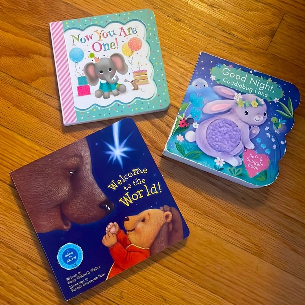 Set of 3 Adorable Baby Board Books​